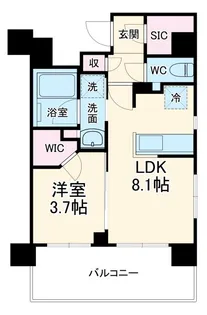 ルピアシェリール南浦和【2階】の間取り