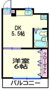 ウエストコーポラス【1階】の間取り
