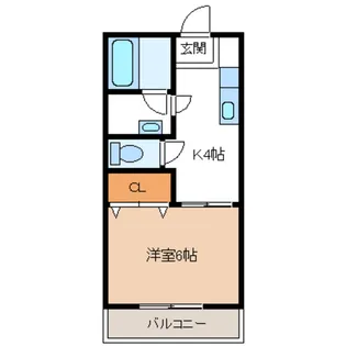 フローレンス中山II-C【2階】の間取り