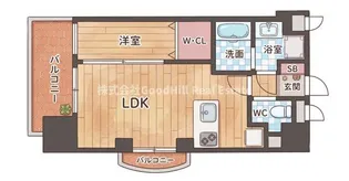 ラグゼ東三国+【5階】の間取り