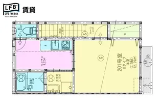 仮称 小松原2丁目アパート【2階】の間取り