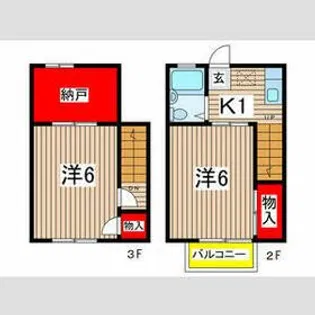 アーバンハイム【2階】の間取り