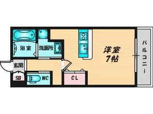 メゾン・ドゥ・ファミーユ【1階】の間取り