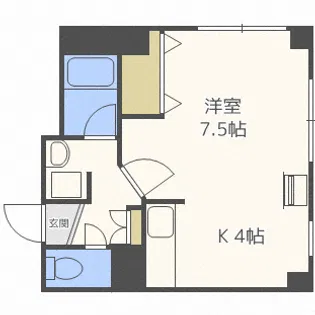 OMレジデンス北17条【3階】の間取り