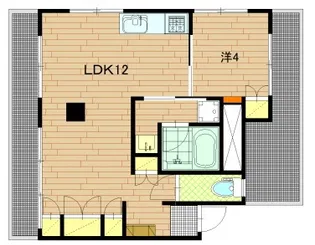 荒井マンション【4階】の間取り
