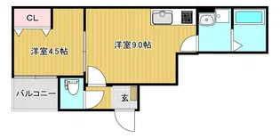 SパレスII【2階】の間取り