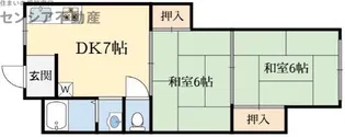三進ビル【4階】の間取り