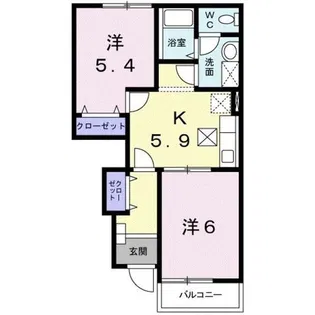 ストリームB【1階】の間取り