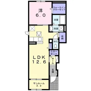 ライズ【1階】の間取り