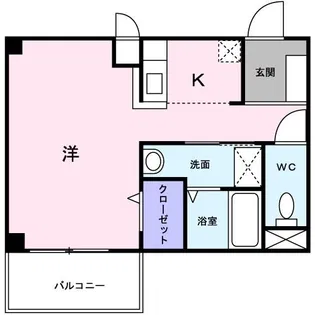 カーサ・アウローラ【1階】の間取り
