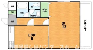 サンシャーリー【1階】の間取り