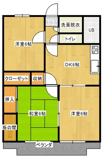 ラメール藤岡【3階】の間取り