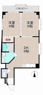 シノキ第一ビル【6階】の間取り