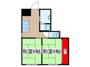 山田ビル【2階】の間取り