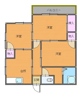 長崎県長崎市滑石3【アパート】の間取り