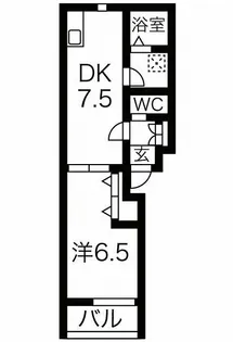 JP maison此花【2階】の間取り