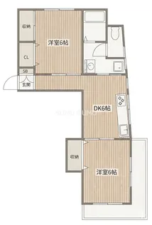 パークハイム反町【2階】の間取り