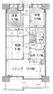 セレスト御門【7階】の間取り