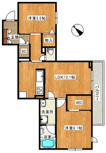 Plaisir Grande【3階】の間取り