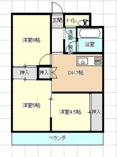 よしみつビル【4階】の間取り