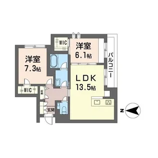 グランパーク阿佐ヶ谷【3階】の間取り