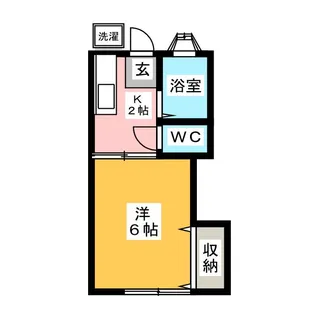 ハウスラベンダー【1階】の間取り