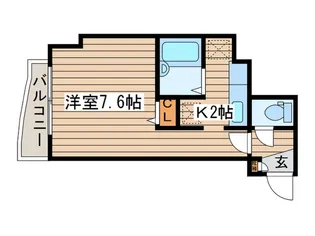 ハウスオブリザ平岸参番館【3階】の間取り