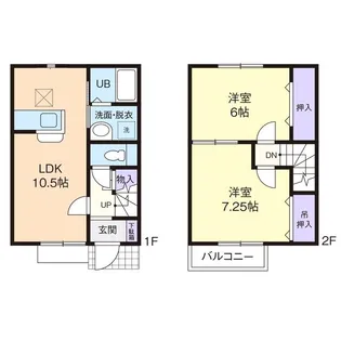 クレールビレッジの間取り