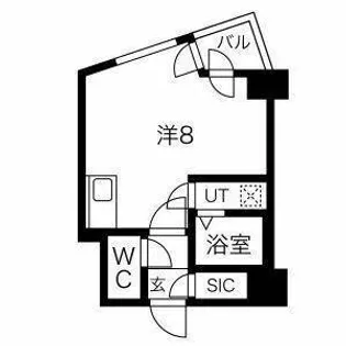 プライムパーク円山公園【4階】の間取り