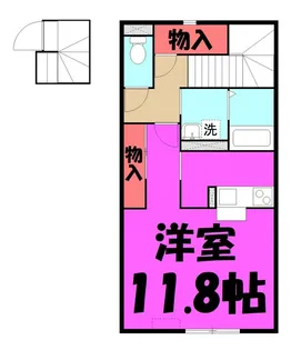 埼玉県さいたま市緑区松木3【アパート】の間取り