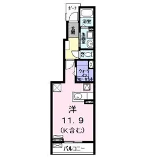 AZガーデン・ヒル【1階】の間取り