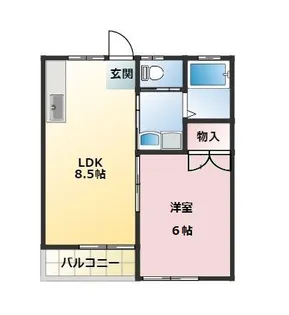 MPーIII番館【1階】の間取り