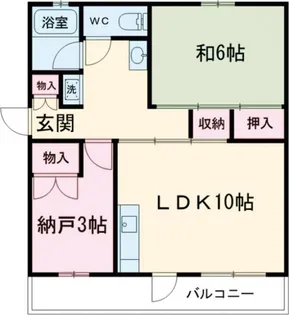 小山ハイコーポ【1階】の間取り
