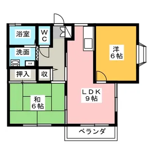 リバージュ湘南【2階】の間取り