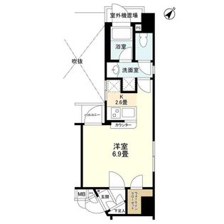 グランドパーク渋谷ブランシェ【9階】の間取り