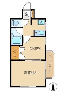 サンローゼ津田第三【3階】の間取り