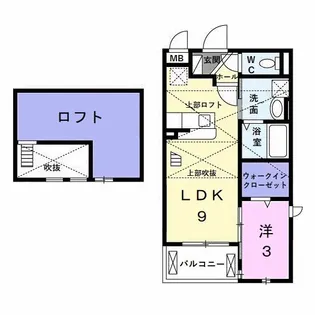 セレーノ今宮【2階】の間取り
