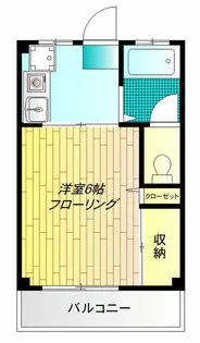 東京都多摩市貝取【アパート】の間取り