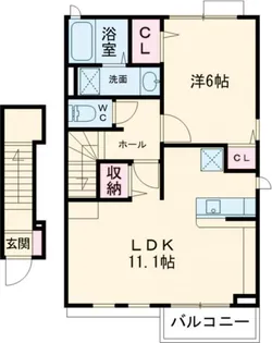 ダンデライオンヒル【2階】の間取り