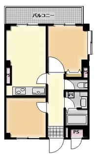 コスモ弘明寺アマビーレ【5階】の間取り