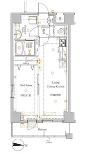 シャルム亀戸【3階】の間取り