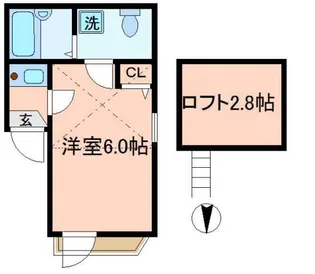 MaySix新小岩【3階】の間取り