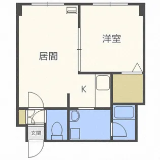 ブランノワールAMJ815【2階】の間取り