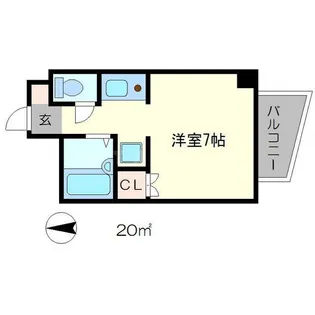 グレース大宮【7階】の間取り