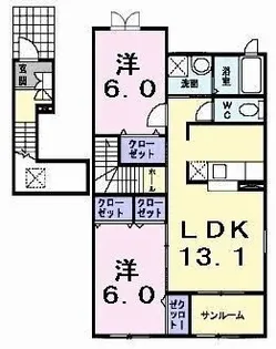 カレント・アミリーIV【2階】の間取り