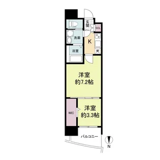 大阪府大阪市中央区南久宝寺町1【マンション】の間取り