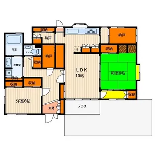 東京都昭島市福島町1【アパート】の間取り