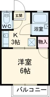 メゾンド松林【1階】の間取り