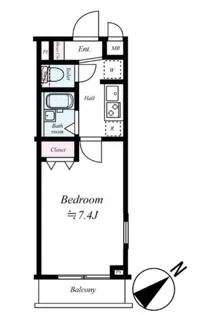 東京都板橋区赤塚2【マンション】の間取り