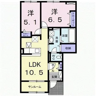グラン・アーブルVII【1階】の間取り